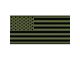 Under The Sun Inserts Grille Insert; Olive Drab Old Glory (20-23 Jeep Gladiator JT w/o TrailCam; 2024 Jeep Gladiator JT Sport)