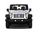 Under The Sun Inserts Grille Insert; Pennsylvania State Flag (20-23 Jeep Gladiator JT w/o TrailCam; 2024 Jeep Gladiator JT Sport)