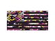 Under The Sun Inserts Grille Insert; Purple, Pink and Yellow Camo Stars and Stripes (20-23 Jeep Gladiator JT w/o TrailCam; 2024 Jeep Gladiator JT Sport)
