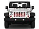 Under The Sun Inserts Grille Insert; Santa and The Moon (20-23 Jeep Gladiator JT w/o TrailCam; 2024 Jeep Gladiator JT Sport)