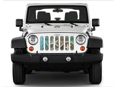 Under The Sun Inserts Grille Insert; Shells and Rope (20-23 Jeep Gladiator JT w/o TrailCam; 2024 Jeep Gladiator JT Sport)