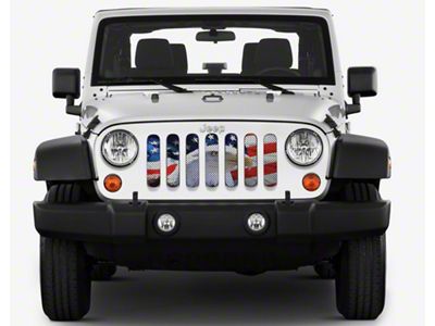 Under The Sun Inserts Grille Insert; Soaring High 1 (20-23 Jeep Gladiator JT w/o TrailCam; 2024 Jeep Gladiator JT Sport)