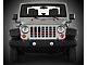 Under The Sun Inserts Grille Insert; Thin Red Line Distressed (20-23 Jeep Gladiator JT w/o TrailCam; 2024 Jeep Gladiator JT Sport)