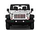Under The Sun Inserts Grille Insert; Distressed Black and Red (07-18 Jeep Wrangler JK)