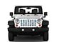 Under The Sun Inserts Grille Insert; Dolphin (18-23 Jeep Wrangler JL w/o TrailCam; 2024 Jeep Wrangler JL Sport)