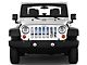 Under The Sun Inserts Grille Insert; Jack Frost (18-23 Jeep Wrangler JL w/o TrailCam; 2024 Jeep Wrangler JL Sport)