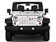 Under The Sun Inserts Grille Insert; Santas Sleigh (18-23 Jeep Wrangler JL w/o TrailCam; 2024 Jeep Wrangler JL Sport)