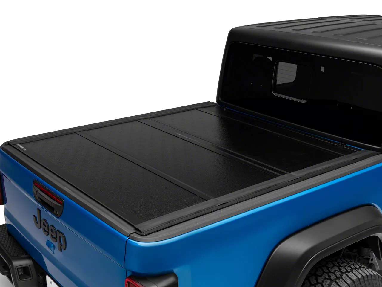 UnderCover Jeep Gladiator Flex Tri-Fold Tonneau Cover; Black Textured ...