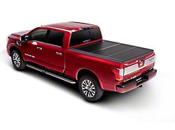 UnderCover Flex Tri-Fold Tonneau Cover; Black Textured (04-15 Titan w/ 5-1/2-Foot & 6-1/2-Foot Bed)