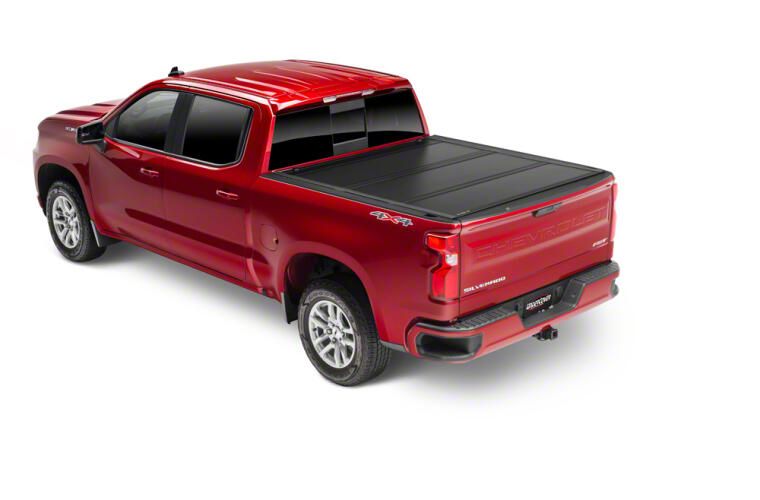 UnderCover Titan XD Ultra Flex Tri-Fold Tonneau Cover; Black Textured ...