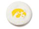 University of Iowa Spare Tire Cover; White (66-18 Jeep CJ5, CJ7, Wrangler YJ, TJ & JK)