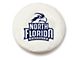 University of North Florida Spare Tire Cover; White (66-18 Jeep CJ5, CJ7, Wrangler YJ, TJ & JK)