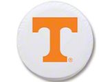 University of Tennessee Spare Tire Cover; White (66-18 Jeep CJ5, CJ7, Wrangler YJ, TJ & JK)