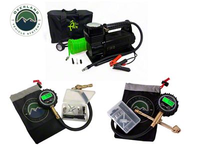 Up Down Air Air Compressor and Digital Gauge Package