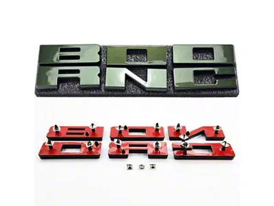 UPR Replacement Grille Letters; Eruption Green (21-25 Bronco)