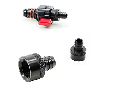 UPR Products QT Drain Valve Barb Fitting (21-25 2.7L EcoBoost Bronco)