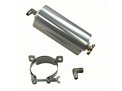 UPR Products Billet Coolant Overflow Tank; Satin (Universal; Some Adaptation May Be Required)