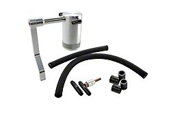 UPR Products Billet Oil Catch Can with Z Mounting Bracket; Satin (11-21 6.4L HEMI Jeep Grand Cherokee WK2)