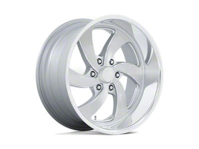 US Mag Desperado Silver Brushed Face Milled Diamond Cut Milled 6-Lug Wheel; 20x9.5; 1mm Offset (04-15 Titan)