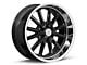 US Mag Rambler 6 Gloss Black with Diamond Cut Lip 6-Lug Wheel; 20x9.5; 1mm Offset (04-15 Titan)