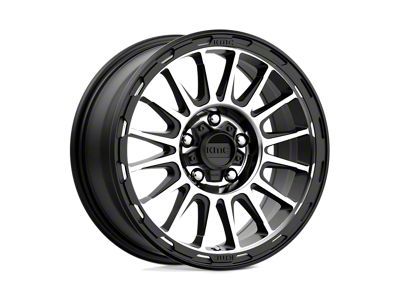 US Mag Rambler 6 Matte Gunmetal with Diamond Cut Lip 6-Lug Wheel; 20x9.5; 1mm Offset (04-15 Titan)