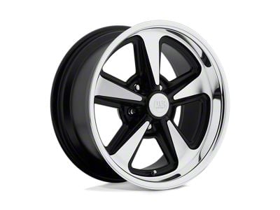 US Mag Bandit Matte Black Machined 5-Lug Wheel; 17x9; 8mm Offset (05-15 Tacoma)