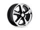 US Mag Bandit Matte Black Machined 5-Lug Wheel; 18x9; 8mm Offset (05-15 Tacoma)