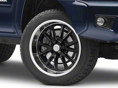 US Mag Rambler 6 Gloss Black with Diamond Cut Lip 6-Lug Wheel; 20x9.5; 1mm Offset (05-15 Tacoma)