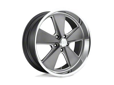 US Mag Roadster Matte Gunmetal Machined 5-Lug Wheel; 18x8; 1mm Offset (05-15 Tacoma)