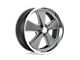 US Mag Roadster Matte Gunmetal Machined 5-Lug Wheel; 18x8; 1mm Offset (05-15 Tacoma)