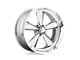 US Mag Standard Chrome 5-Lug Wheel; 17x7; 1mm Offset (05-15 Tacoma)