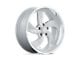 US Mag Desperado Silver Brushed Face Milled Diamond Cut Milled Wheel; 20x9.5 (99-04 Jeep Grand Cherokee WJ)