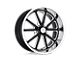 US Mag Rambler Gloss Black Milled Wheel; 18x7; 1mm Offset (84-01 Jeep Cherokee XJ)