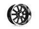 US Mag Rambler Gloss Black Wheel; 17x8; 1mm Offset (84-01 Jeep Cherokee XJ)