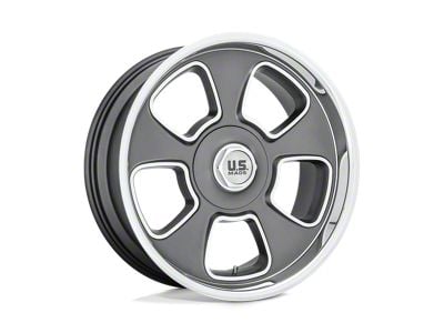 US Mag Boulevard Matte Gunmetal Wheel; 20x8; 1mm Offset (20-24 Jeep Gladiator JT)