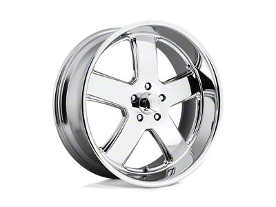 US Mag Hustler Chrome Wheel; 20x9.5; 1mm Offset (20-24 Jeep Gladiator JT)