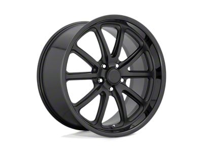 US Mag Rambler Gloss Black with Matte Black Wheel; 18x8; 1mm Offset (20-24 Jeep Gladiator JT)