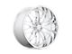 US Mag Santa Cruz Chrome Wheel; 22x10.5; 0mm Offset (20-24 Jeep Gladiator JT)