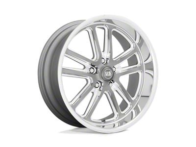 US Mag Bullet Textured Gunmetal with Milled Edges Wheel; 17x8; 1mm Offset (99-04 Jeep Grand Cherokee WJ)