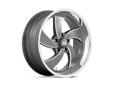 US Mag Desperado Anthracite Milled Diamond Cut Milled Wheel; 20x9.5; 1mm Offset (05-10 Jeep Grand Cherokee WK)