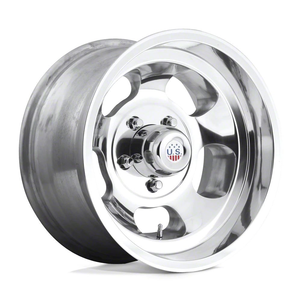 US Mag Jeep Wrangler Indy High Luster Polished Wheel; 15x7; -5mm Offset ...