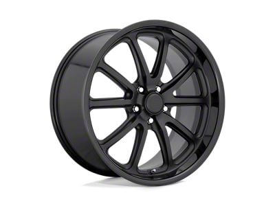 US Mag Rambler Gloss Black with Matte Black Wheel; 20x8.5; 32mm Offset (97-06 Jeep Wrangler TJ)