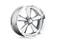 US Mag Standard Chrome Wheel; 17x7; 1mm Offset (87-95 Jeep Wrangler YJ)