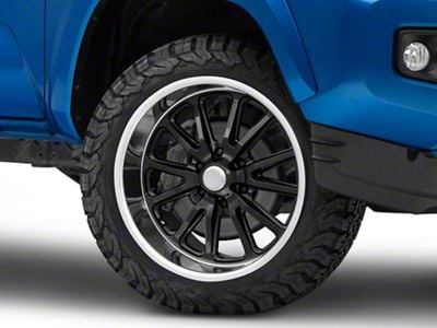 US Mag Rambler 6 Gloss Black with Diamond Cut Lip 6-Lug Wheel; 20x9.5; 1mm Offset (16-23 Tacoma)