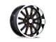 US Mag Rambler 6 Gloss Black with Diamond Cut Lip 6-Lug Wheel; 20x8; 1mm Offset (17-24 Titan)