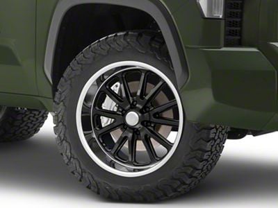 US Mag Rambler 6 Gloss Black with Diamond Cut Lip 6-Lug Wheel; 20x9.5; 1mm Offset (22-24 Tundra)