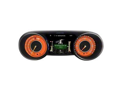 US Speedo Daytona Edition Gauge Face; MPH; Orange (20-24 Jeep Gladiator JT Sport)