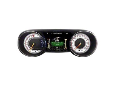 US Speedo Daytona Edition Gauge Face; MPH; White (20-24 Jeep Gladiator JT, Excluding Sport)