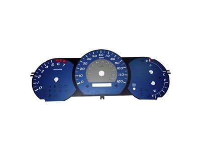 US Speedo Daytona Edition Gauge Face; MPH; Blue (05-08 Tacoma w/ Manual Transmission)