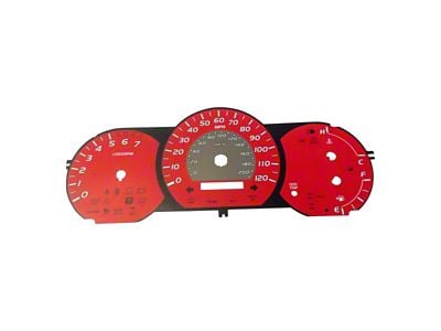 US Speedo Daytona Edition Gauge Face; MPH; Red (09-11 Tacoma w/ Manual Transmission)